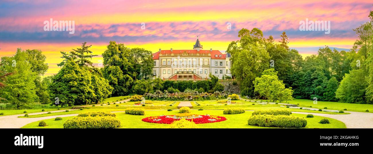 Castle Wiesenburg, Brandenburg, Germany Stock Photo