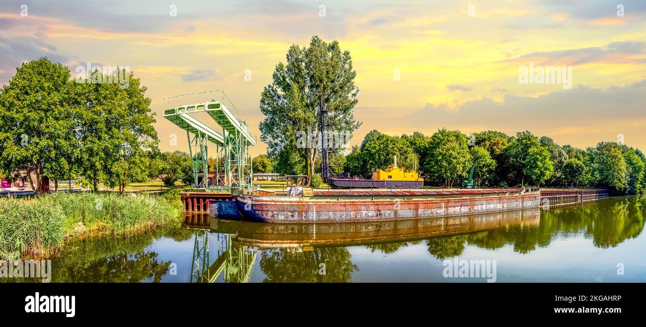 Historical manufacturing, Mildenberg, Zehdenick, Germany Stock Photo