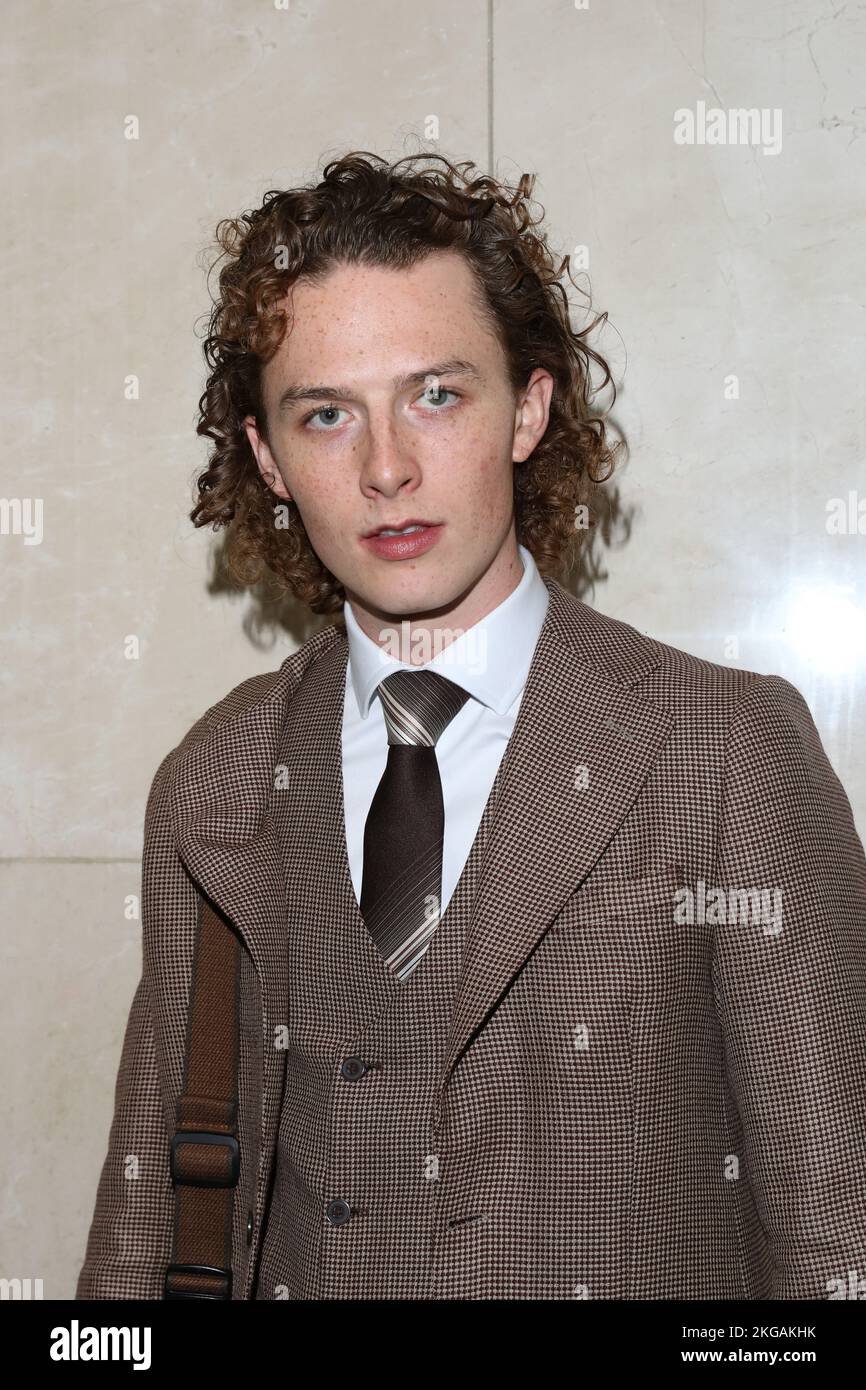 Harry Kirton departs the annual TV Choice Awards at Hilton Hotel in