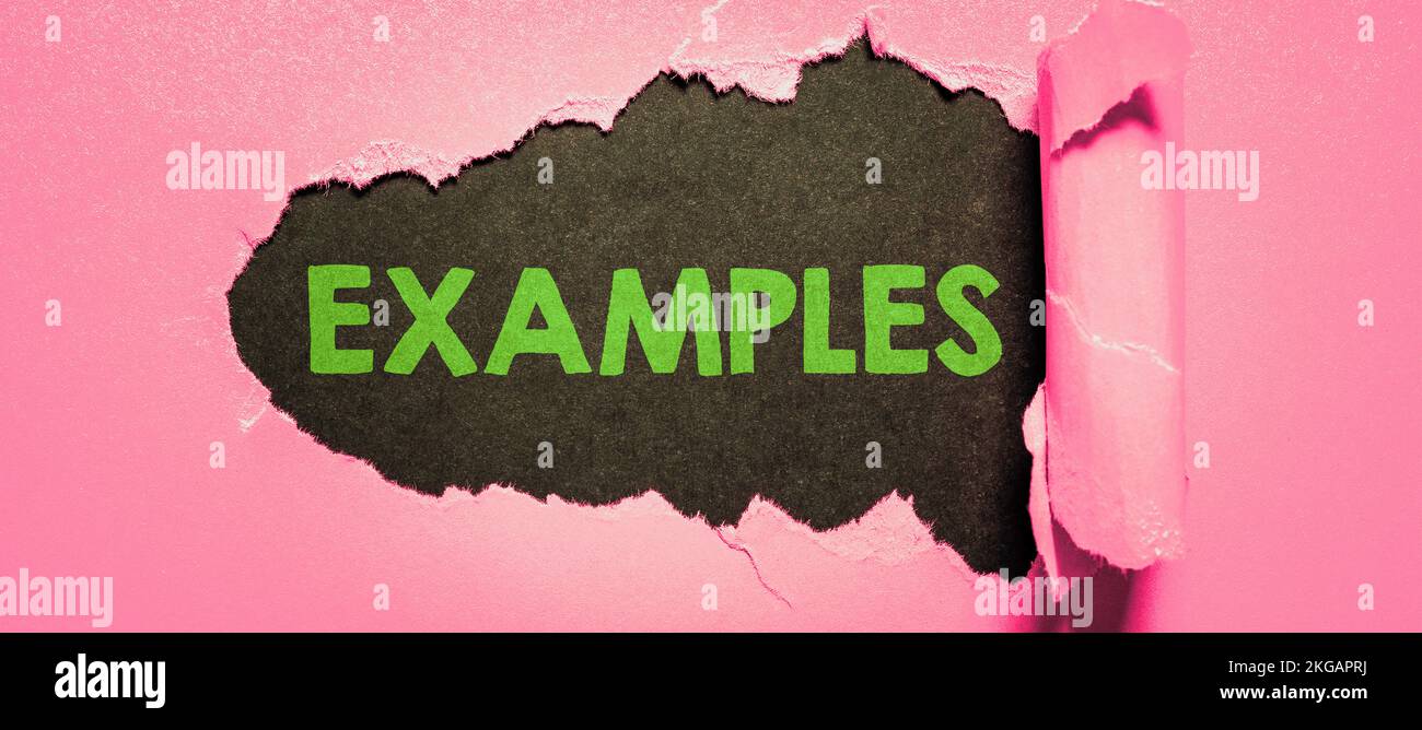 Inspiration showing sign Examples. Word for photo Sample Model to ...