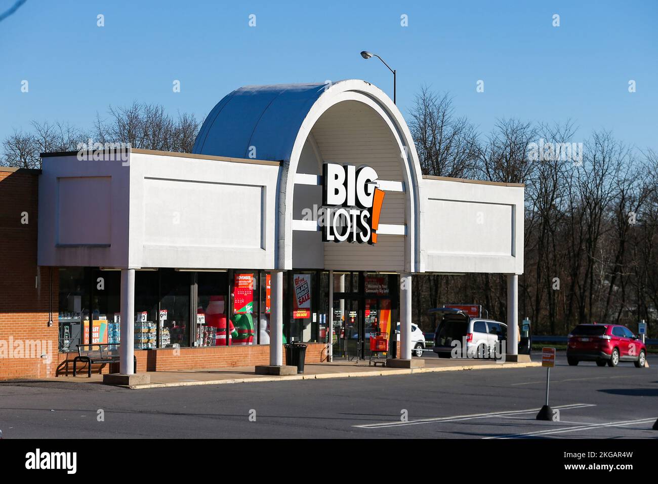 Muncy, United States. 21st Nov, 2022. A Big Lots store is seen at the