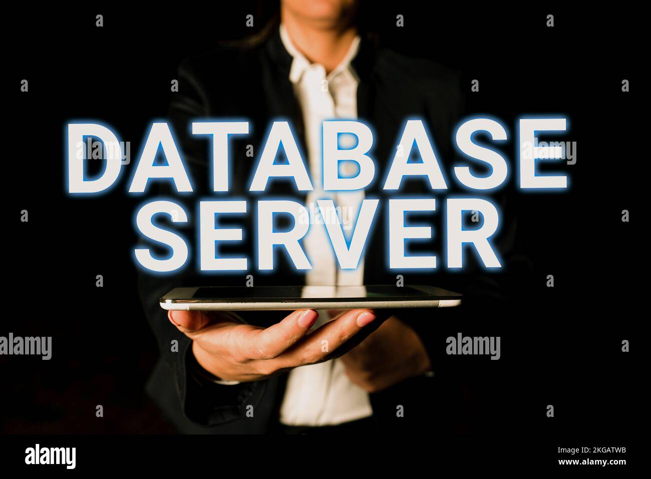 Inspiration showing sign Database Server. Business overview uses a database application that provides database services Stock Photo