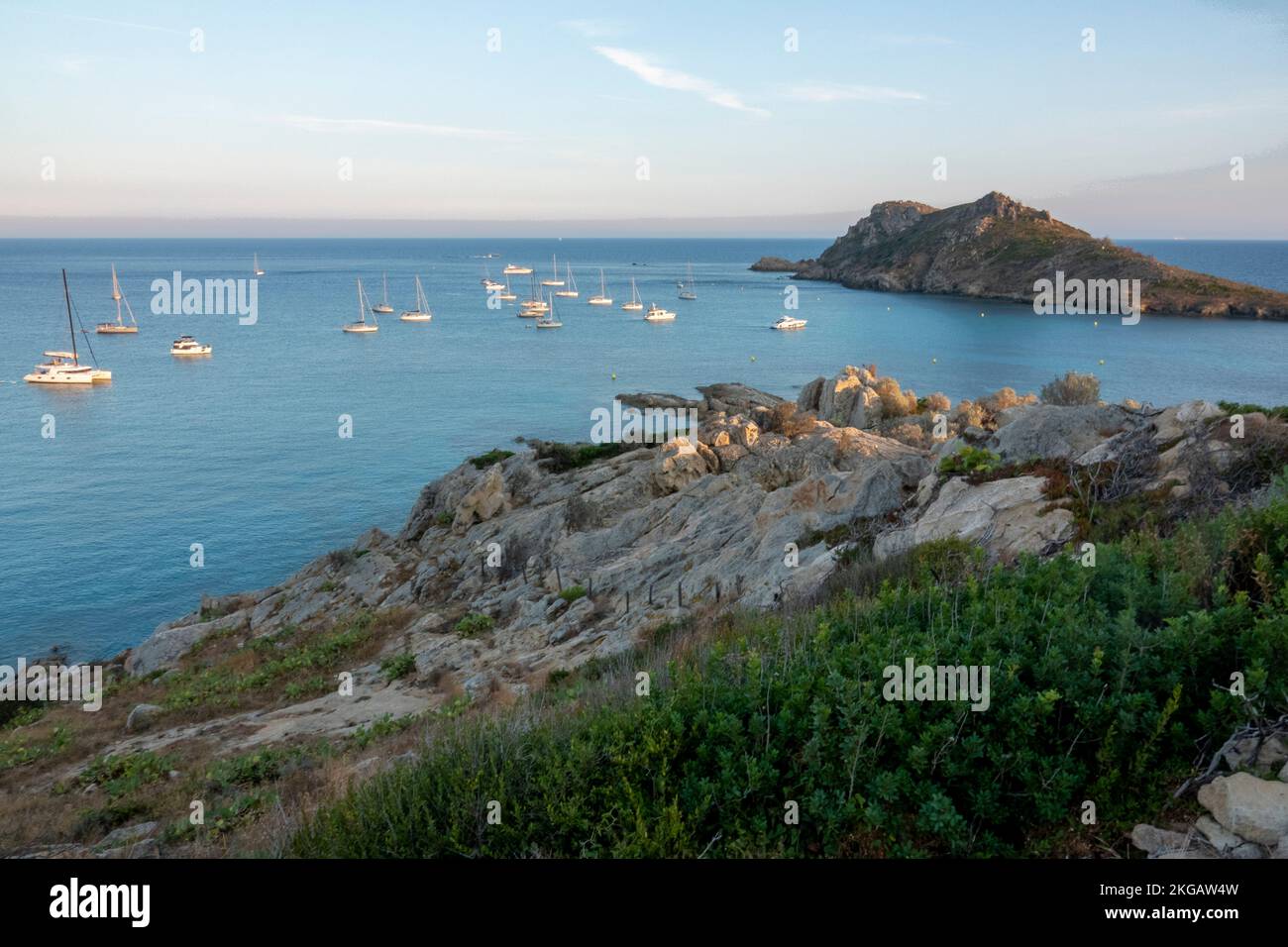 Cape Taillat, in Ramatuelle, French Riviera, France, Europe Stock Photo ...