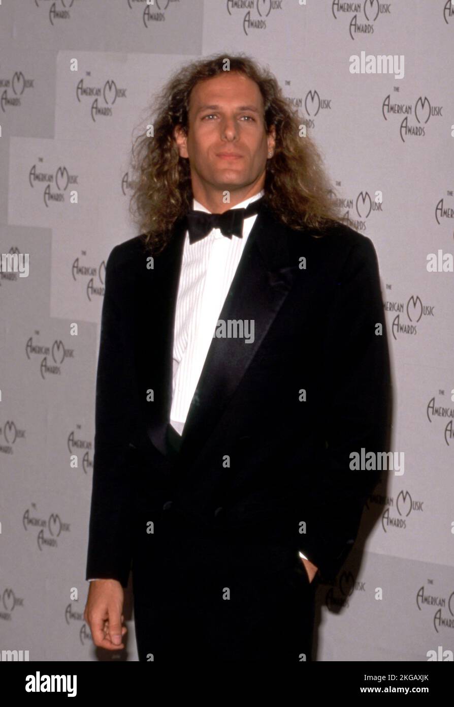 Michael Bolton at The 17th Annual American Music Awards January 22, 1990 Credit Ralph Dominguez