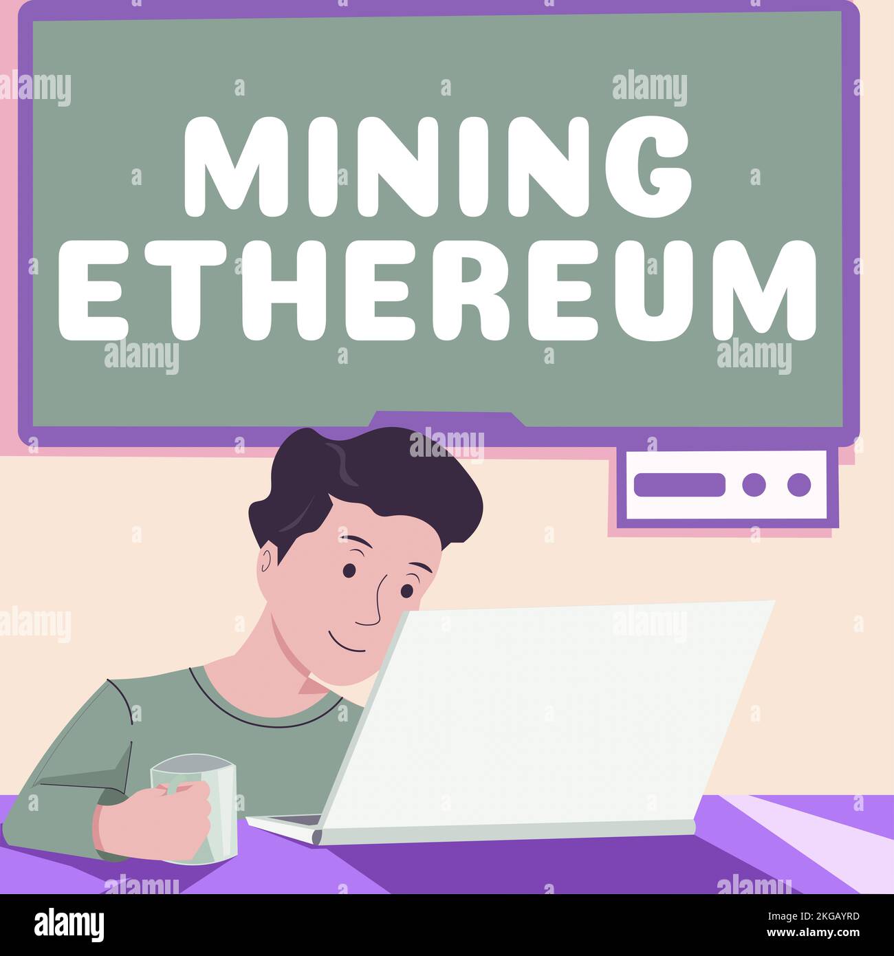 Writing displaying text Mining Ethereum. Business approach the process ...