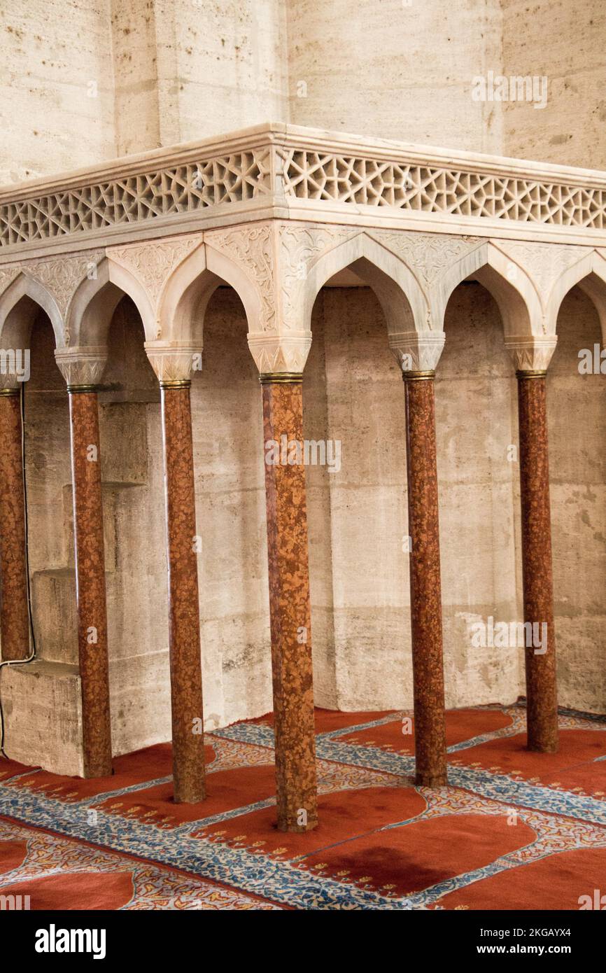 Ancient columns from Ottoman times in the view Stock Photo - Alamy