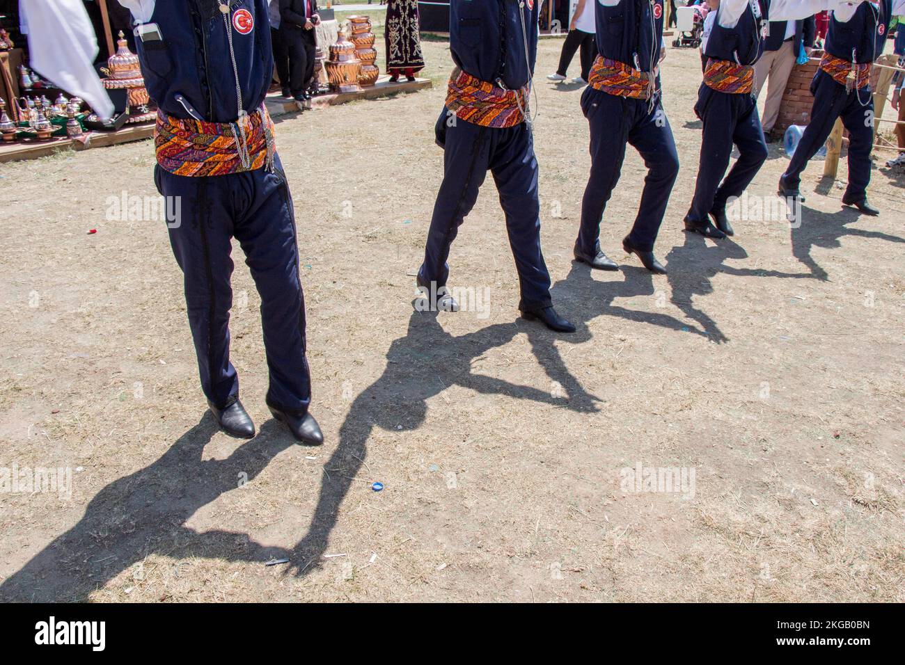 Turkish man and horseman ethnic clothes examples Stock Photo Alamy
