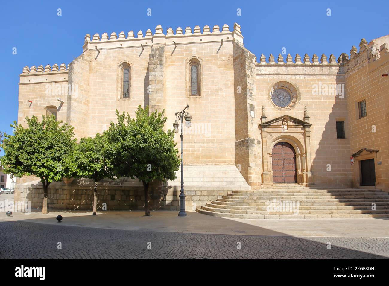 Catedral de San Juan Bautista built 13th century at Plaza de Espana in ...