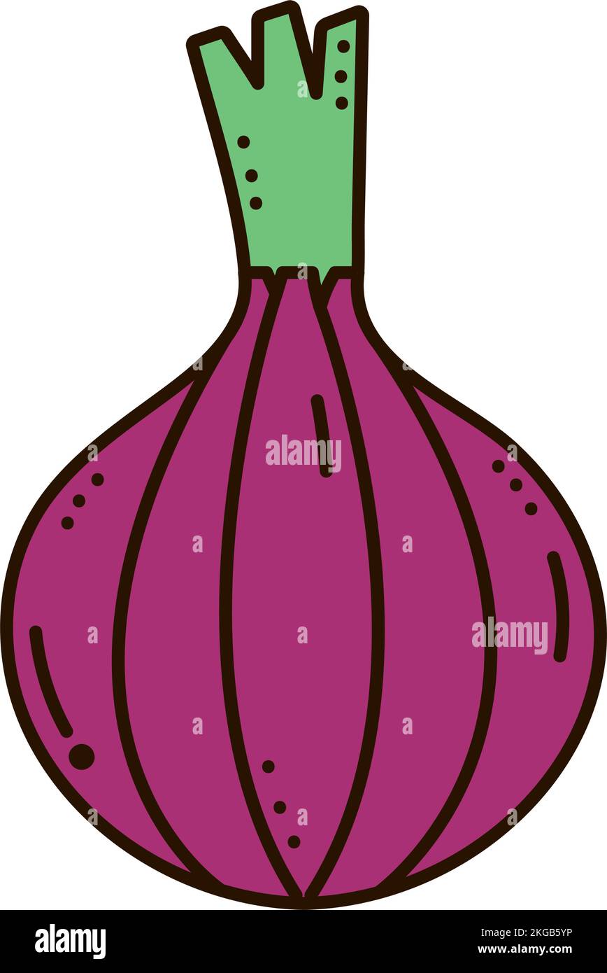 red onion icon Stock Vector Image & Art - Alamy