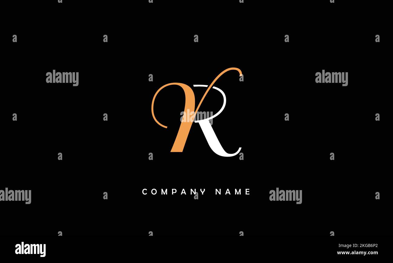 YR, RY Abstract Letters Logo Monogram Stock Vector