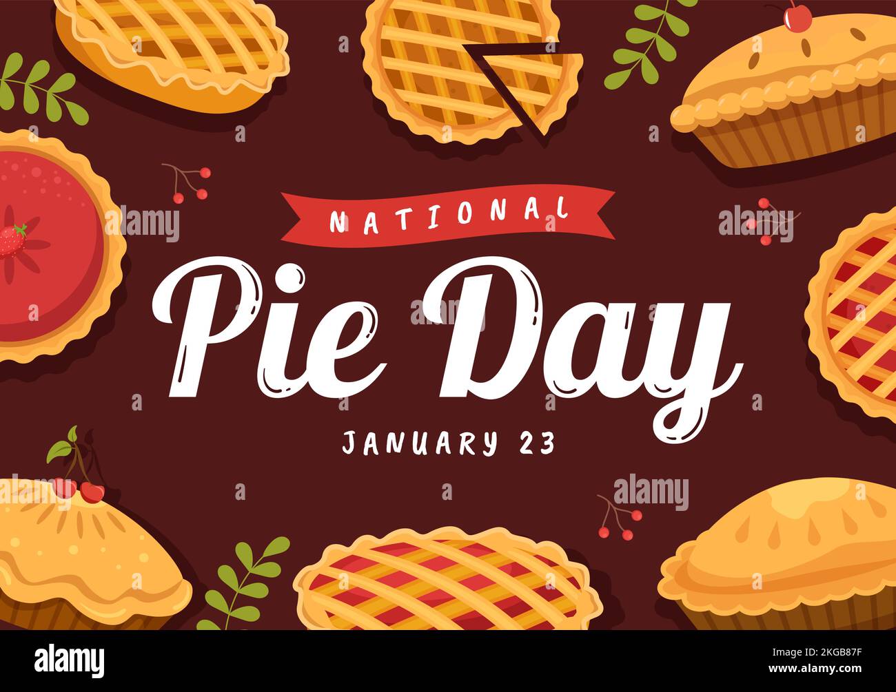 National Pie Day on January 23 with Food Consisting of Pastry Shells