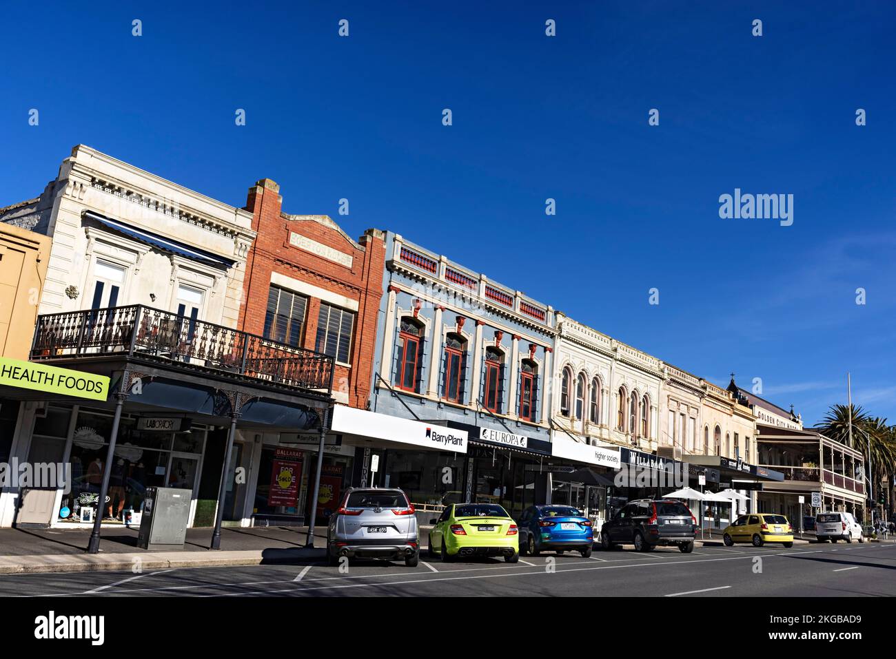 Ballarat Australia / The Ballarat Cafe and Restaurant scene along Sturt