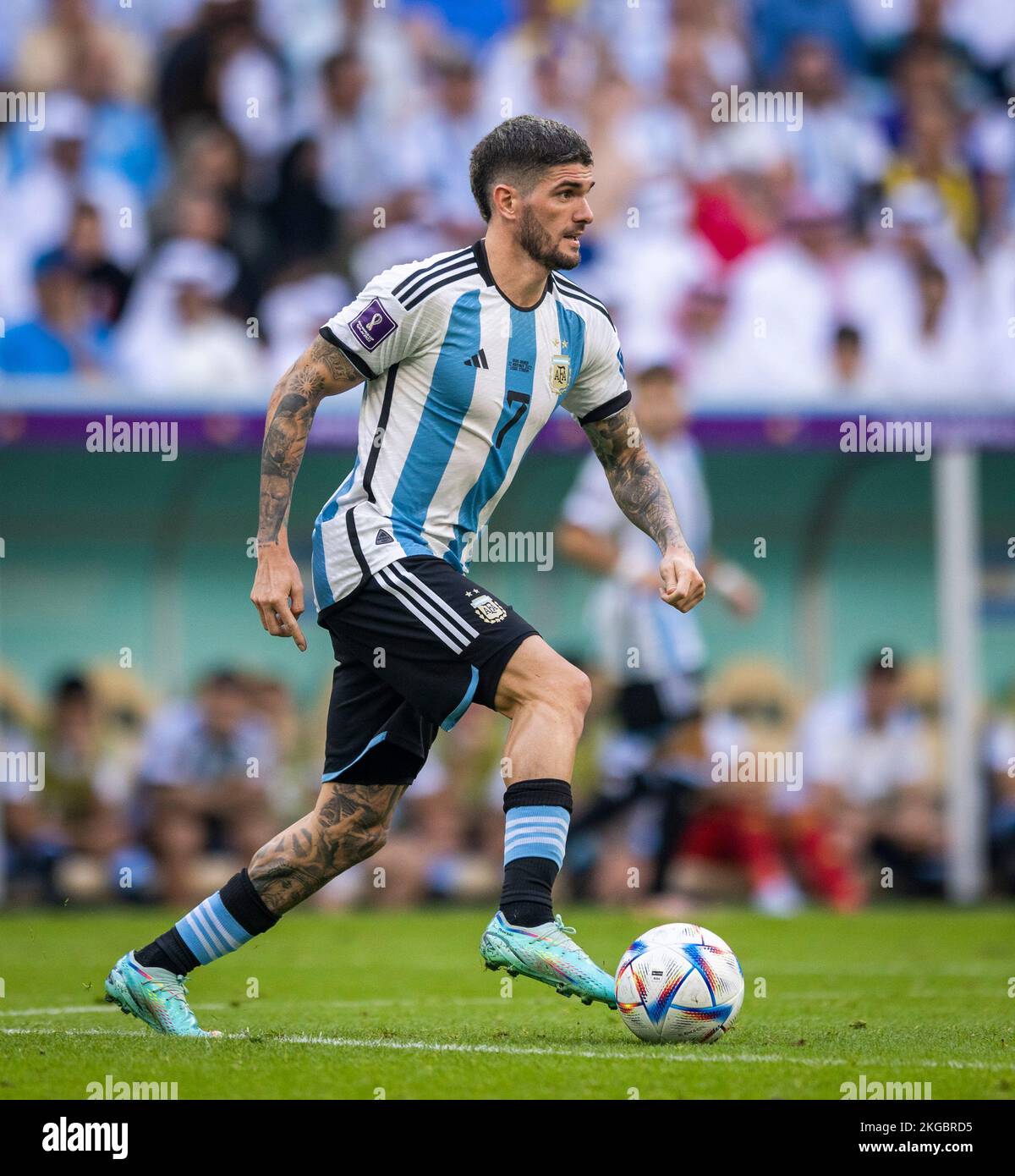 Doha, Qatar. 22nd Nov, 2022. Rodrigo de Paul (Arg) Argentina - Saudi ...