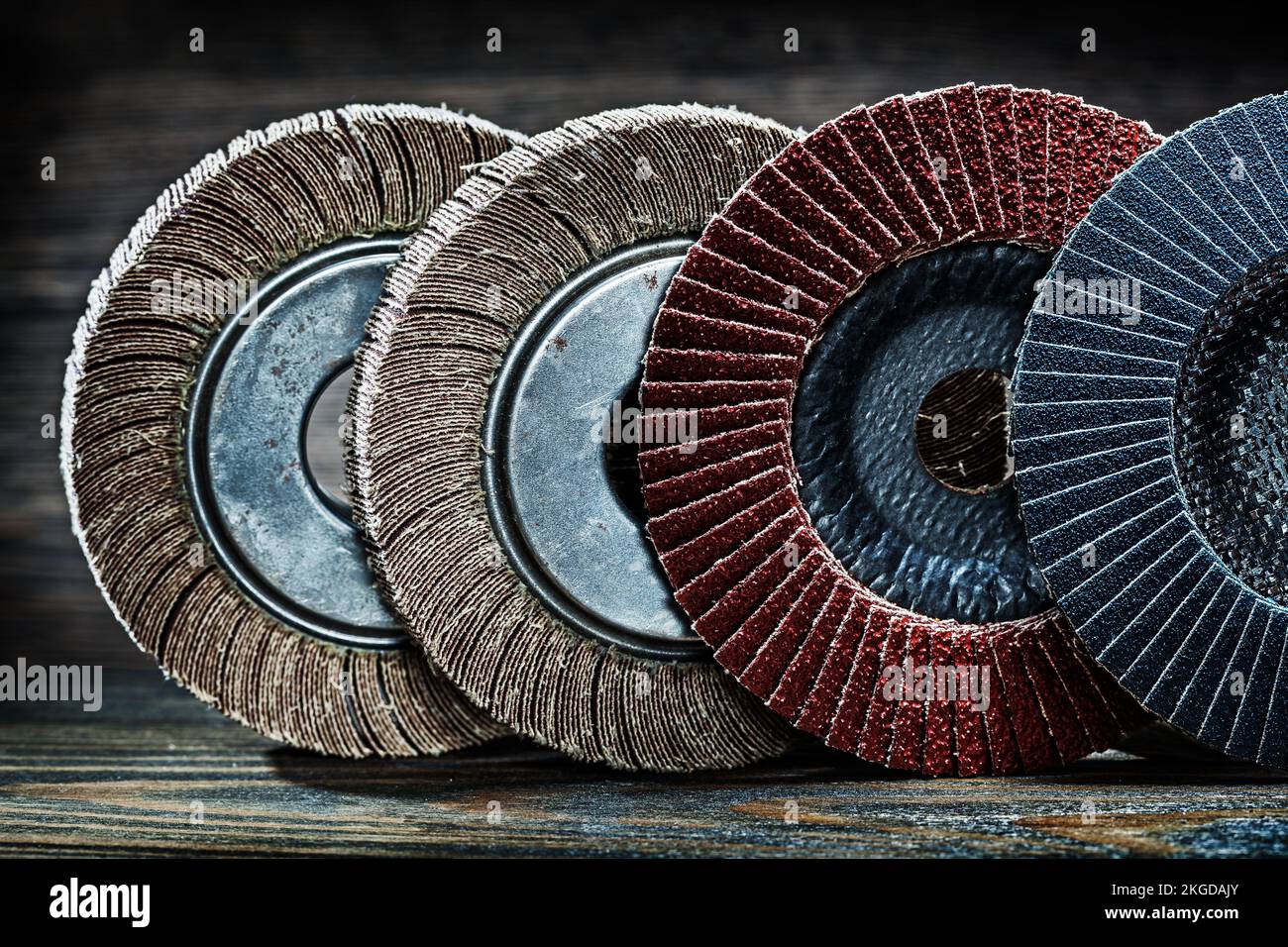 abrasive polishing discs set Stock Photo Alamy