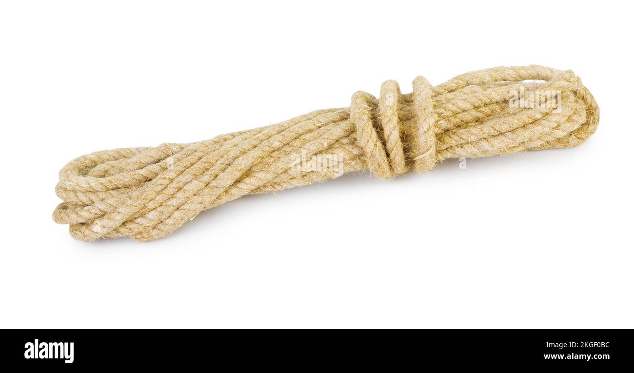 Rough Rope String Sisal string Cut Out Stock Images & Pictures - Alamy
