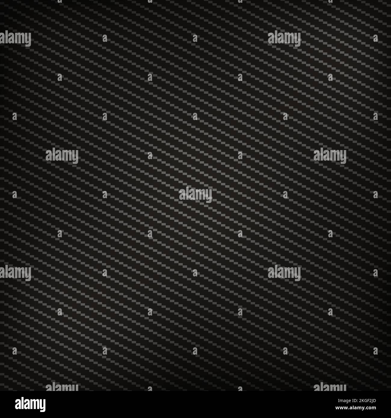 Black carbon fiber texture. Dark background with lighting. Frame layout modern tech design Stock Vector