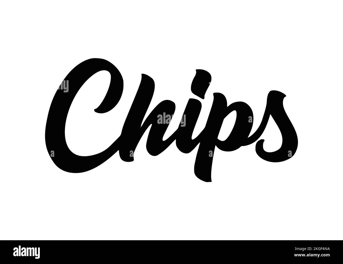 Crispy text, lettering quote hand drawn creative concept for your