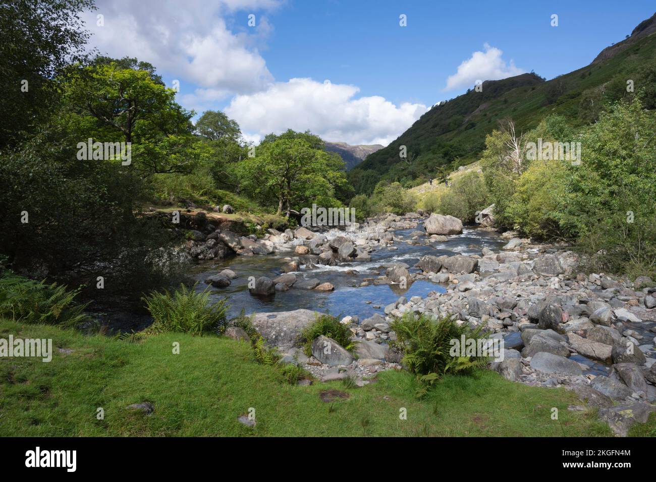 Galleny Force, Borrowdale, The Lake District, Cumbria, England. Stock Photo