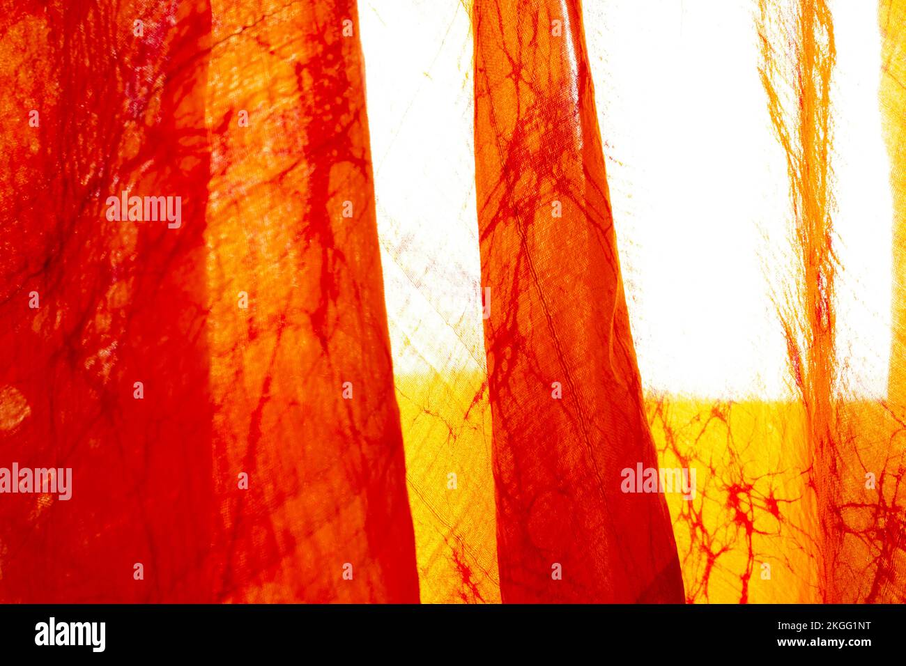 Colorful fabric swatch close up Stock Photo - Alamy