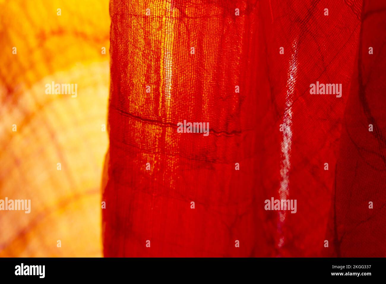 Colorful fabric swatch close up Stock Photo - Alamy