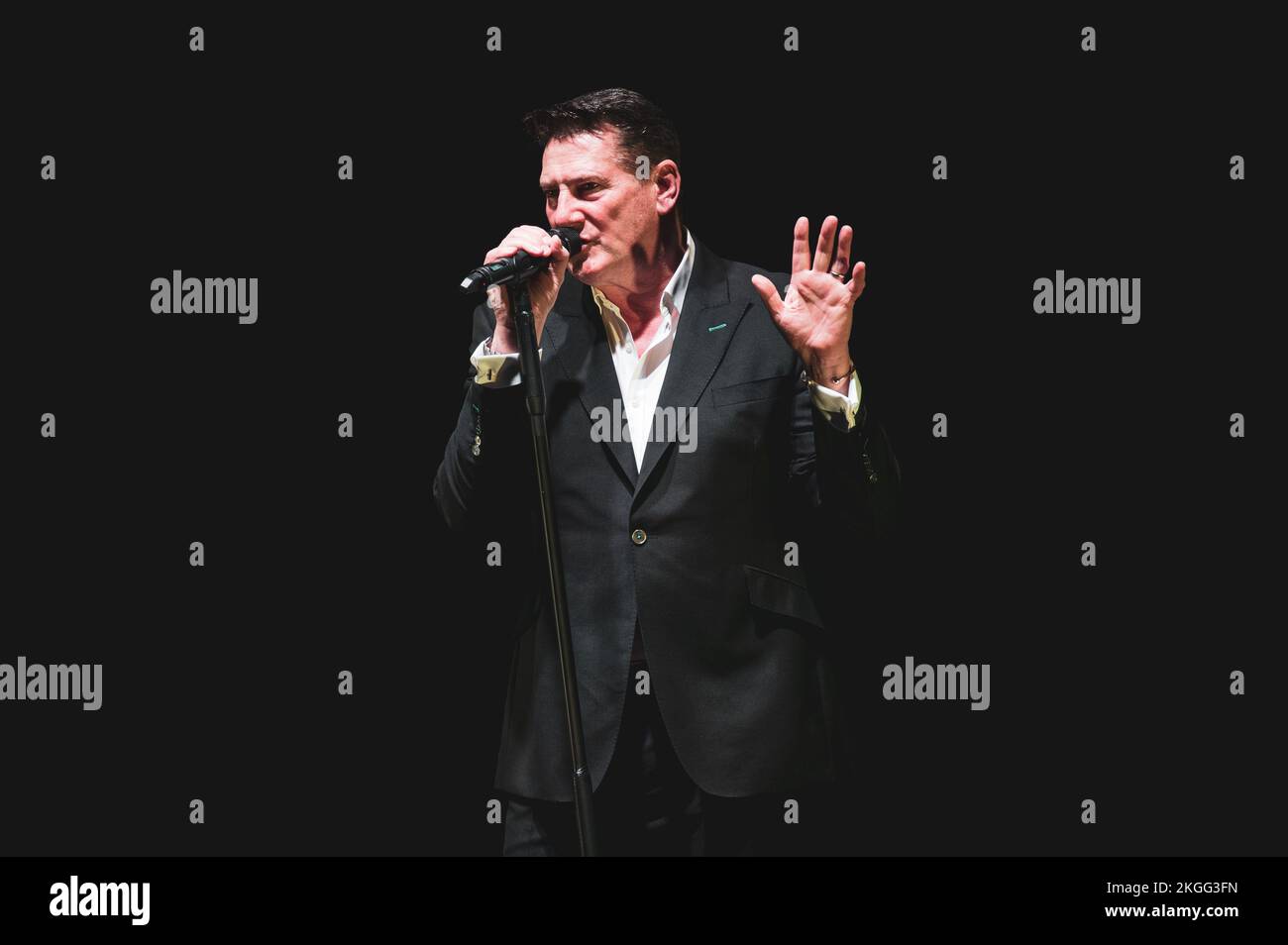 ITALY TURIN NOVEMBER 22ND 2022 The British Pop Singer Tony Hadley italy-turin-november-22nd-2022-the-british-pop-singer-tony-hadley
