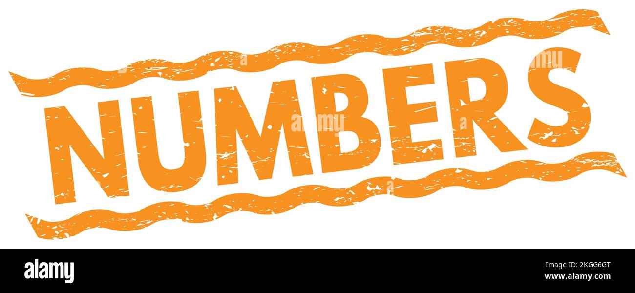 Orange numbers hi-res stock photography and images - Alamy