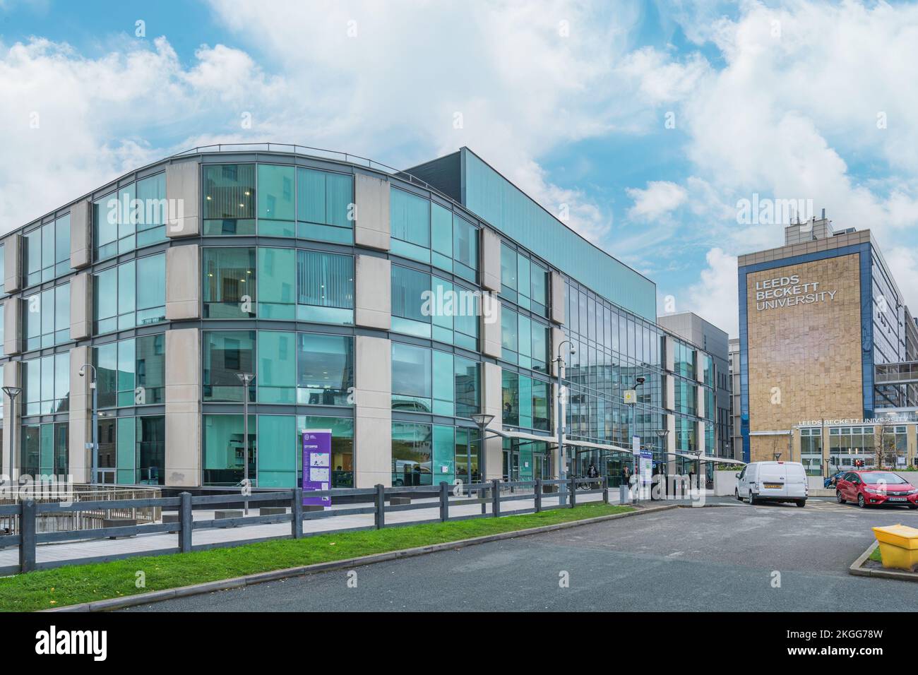 Leeds Beckett University Business School Stock Photo