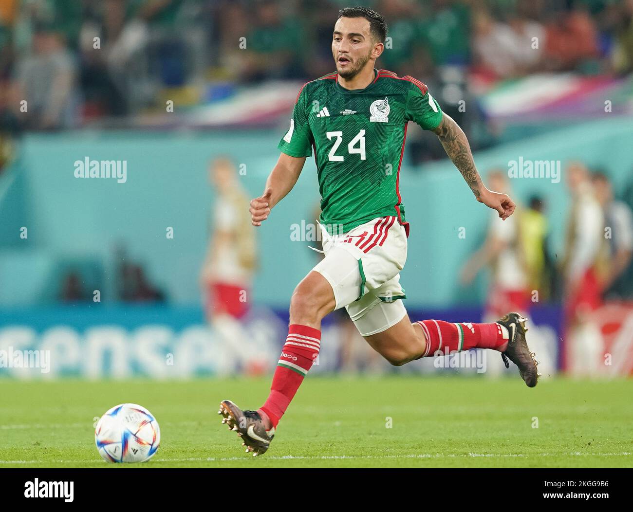 Doha, Qatar, 22nd November 2022. Luis Chavez of Mexico during the FIFA