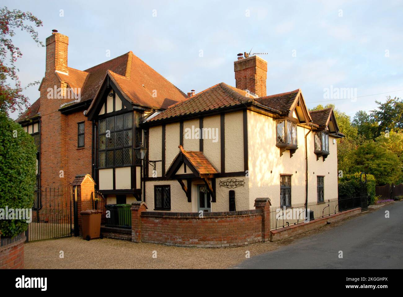 Attractive gated house, Ludham, Norfolk, England Stock Photo Alamy