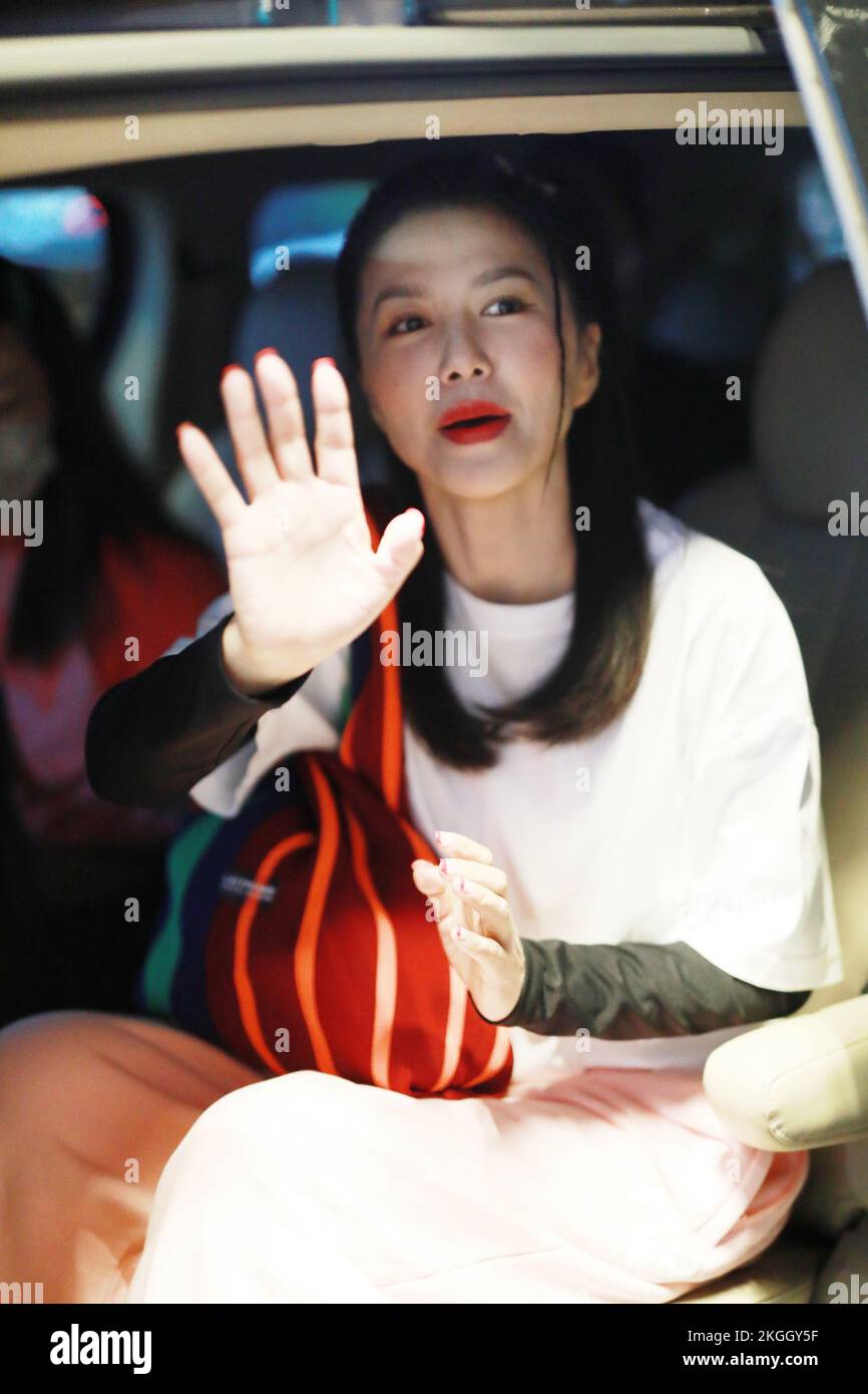 Chinese singer and actress Tan Weiwei was at work on the third season