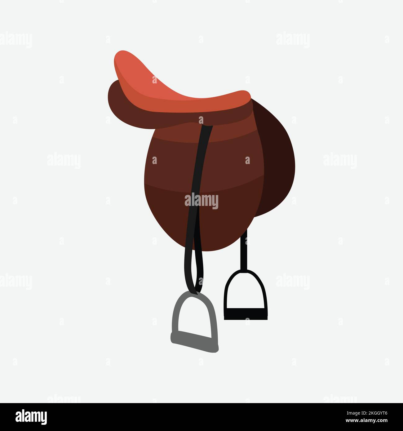 Horse Saddle Icon. Sport Concept Cartoon of Sickle Stock Vector Image & Art  - Alamy