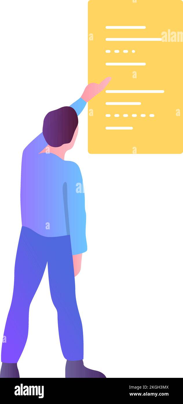 Web design icon programmer reading code vector Stock Vector Image & Art ...