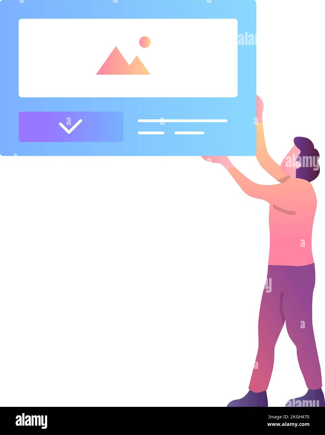 Web design icon interface template flat vector Stock Vector Image & Art ...