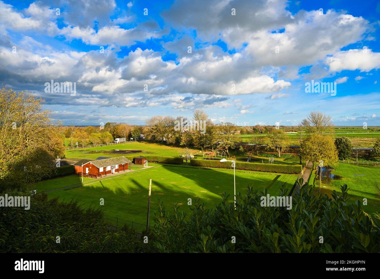 The Rye Bowls Club in Sussex Stock Photo