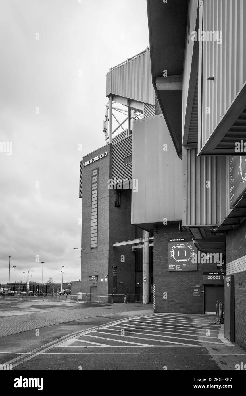Manchester United's Old Trafford stadium, Manchester Stock Photo Alamy