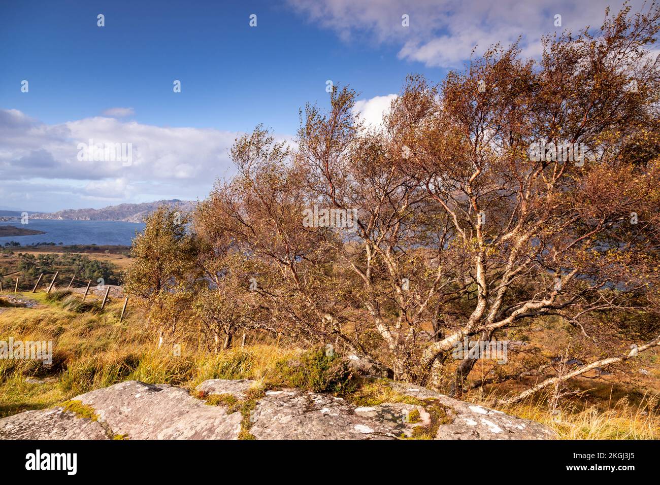 Little Loch Torridon in the highlands of northwest Scotland Stock Photo