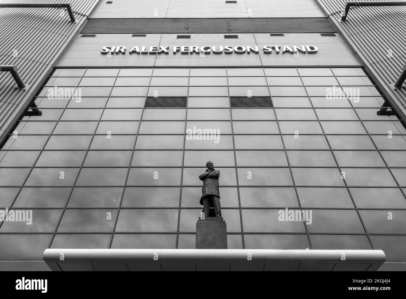 Sir Alex Ferguson statue by Philip Jackson at Manchester United's Old