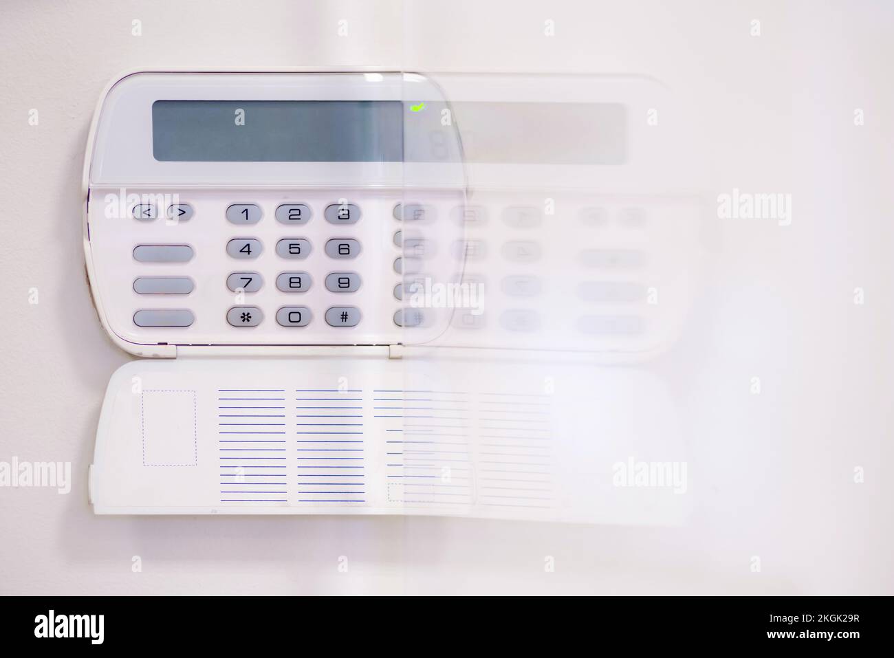 Alarm system in an apartment, house of business office. Surveillance