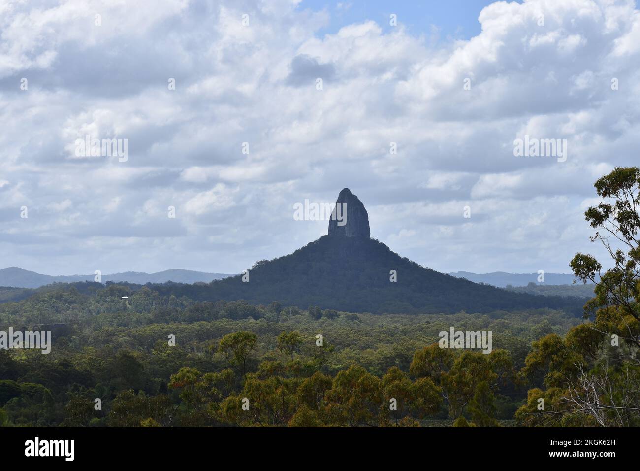 Mount Coonowrin, Glass House Mountains Stock Photo Alamy