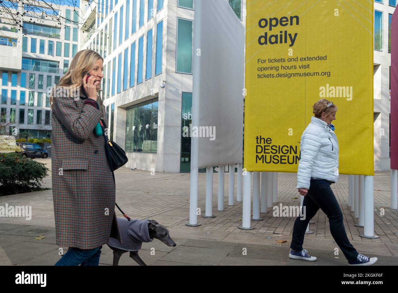 London November 2022 The Design Museum on Kensington High Street W8