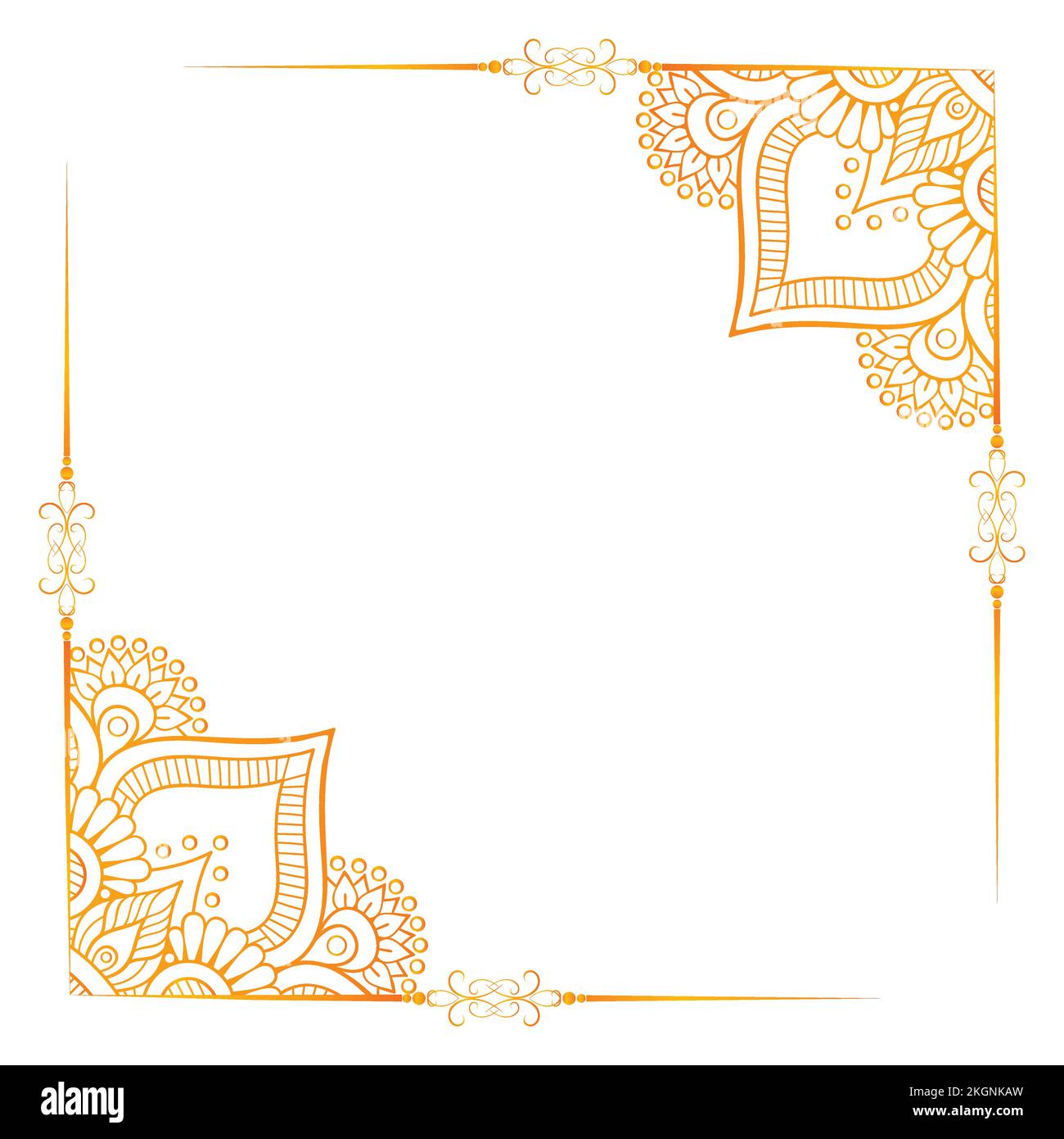 golden pattern photo frame design, photo frame design with the golden