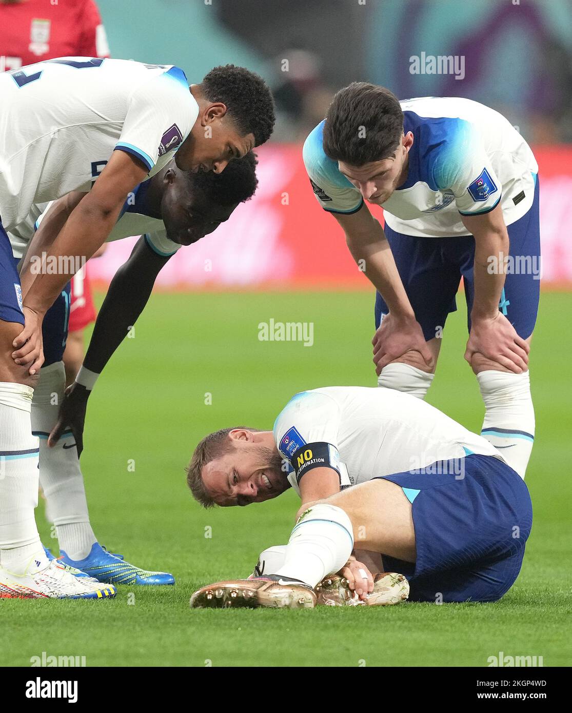England s Harry Kane Holds His Ankle As He Lies Injured During The FIFA england-s-harry-kane-holds-his-ankle-as-he-lies-injured-during-the-fifa