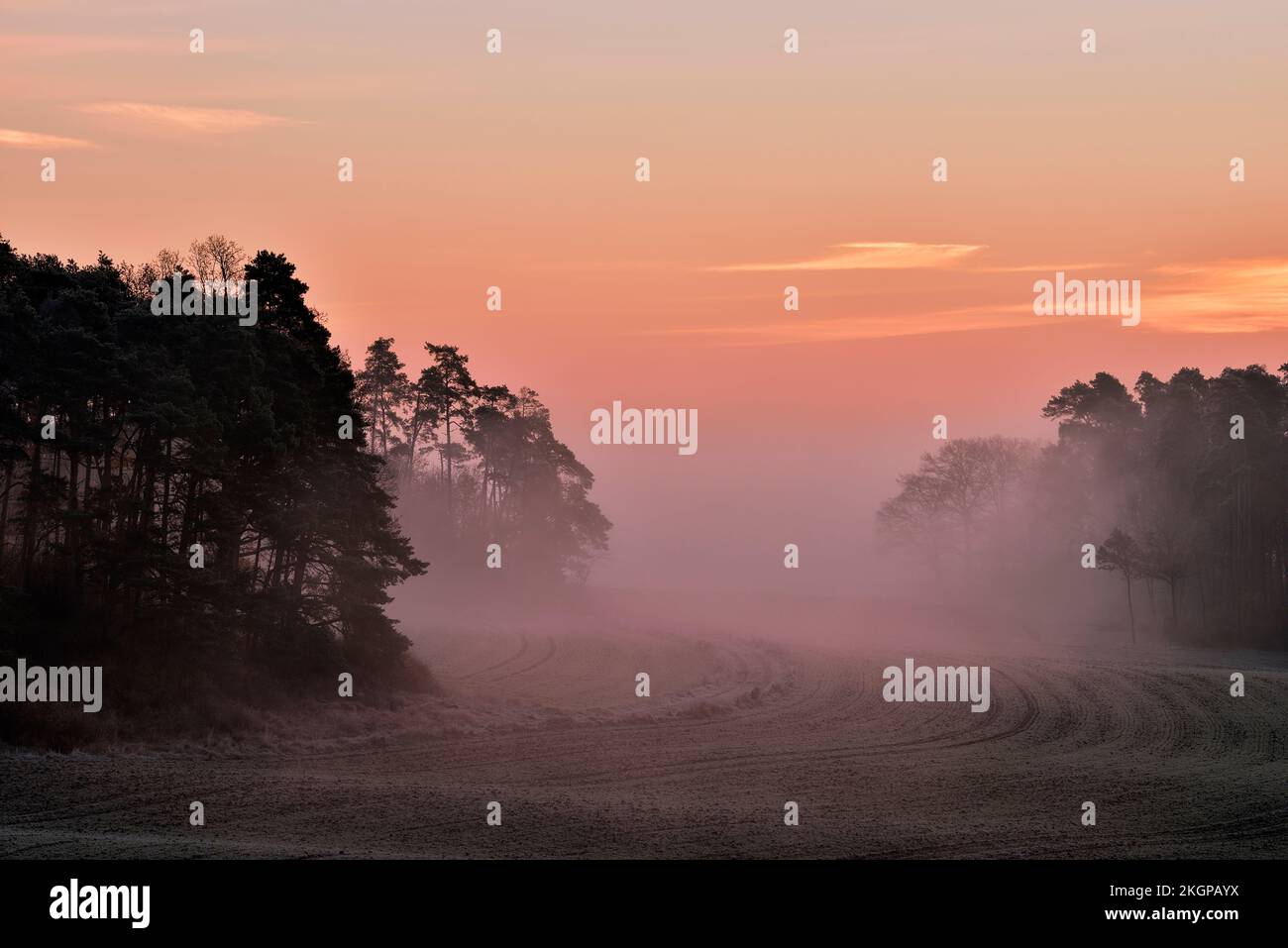 Rural foggy hi-res stock photography and images - Alamy