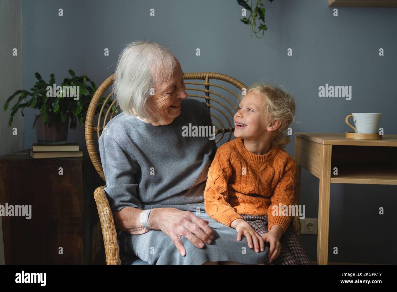 Chair grandmother hi-res stock photography and images - Alamy