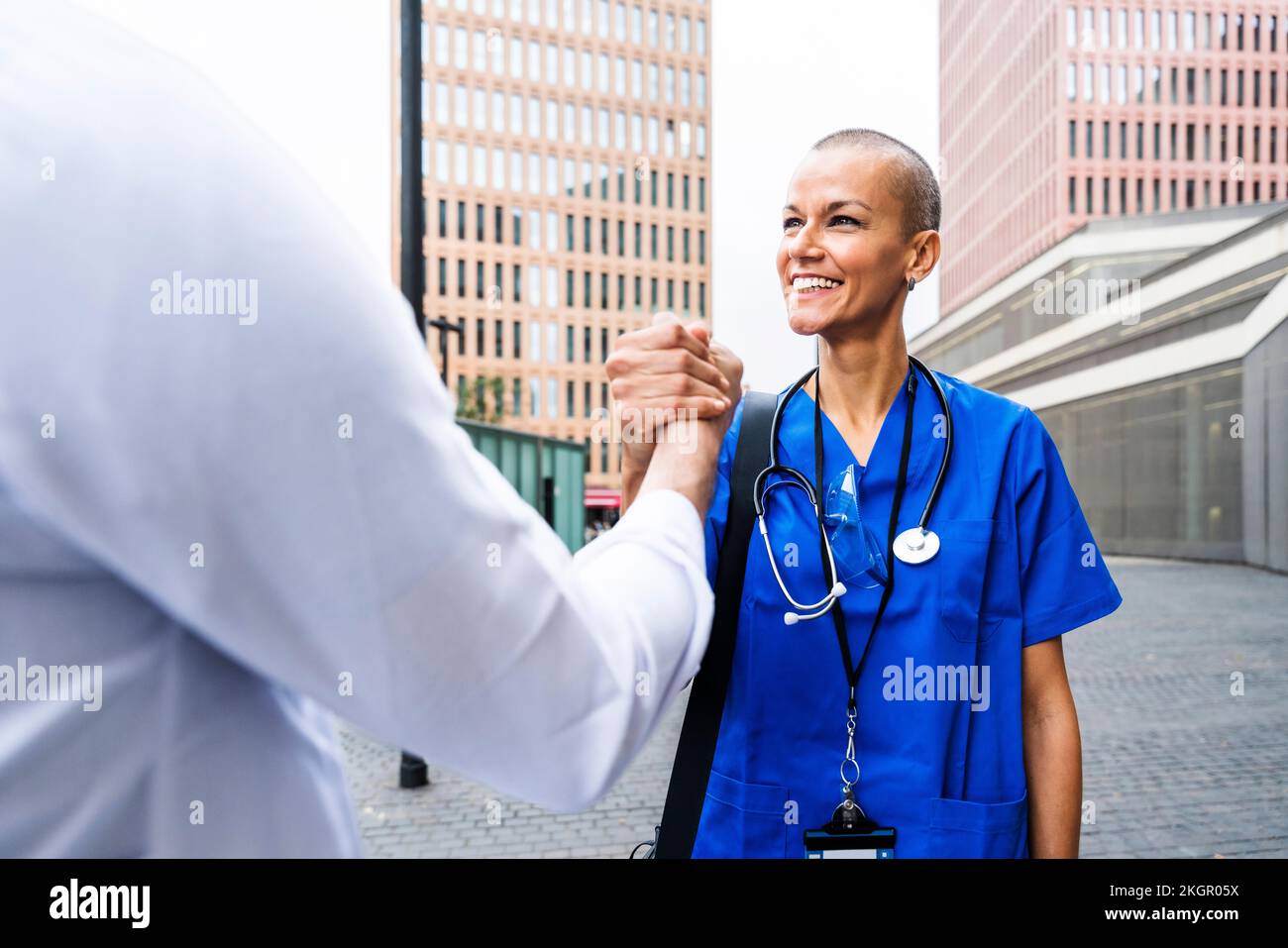 Nurse head hands hi-res stock photography and images - Alamy