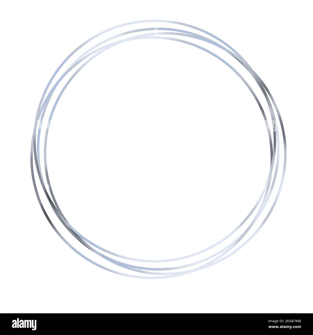 round frame. silver frame. silver frame. blank frame Stock Photo Alamy