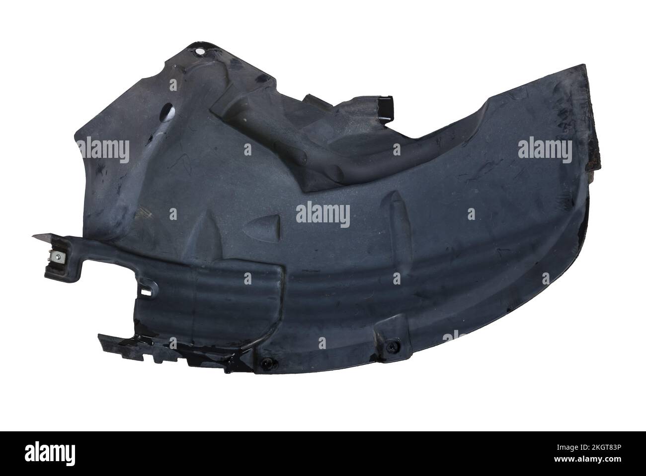 Parser Car Black plastic liner on a white isolated background in a photo studio ...