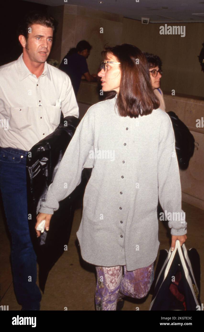 Mel Gibson and wife Robyn Gibson Circa 1990's   Credit: Ralph Dominguez/MediaPunch Stock Photo
