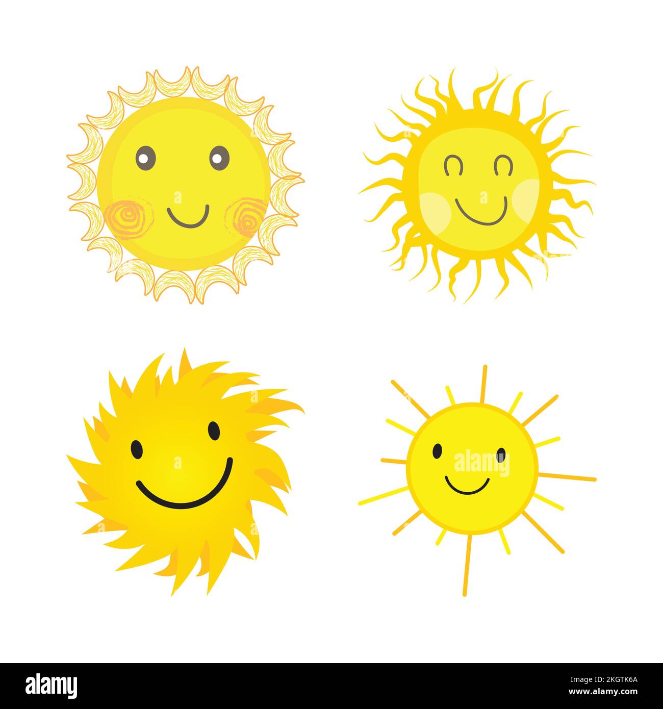Cheerful Smile Face Star Stickers