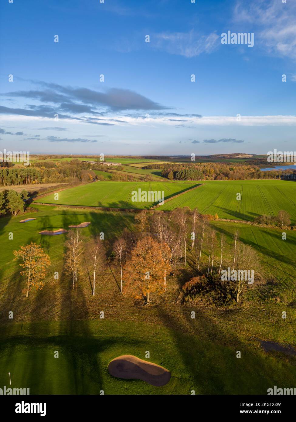 Leeds, UK. 23rd November, 2022. UK Weather Winter sun casts long